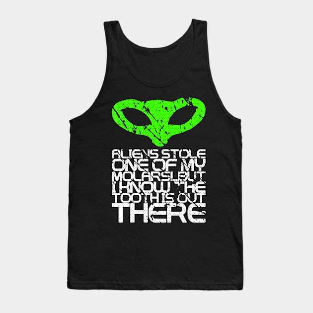 Alien Ufo Area 51 Tank Top by Lionstar